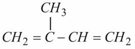 Structure of Isoprene: Monomer of Natural Rubber